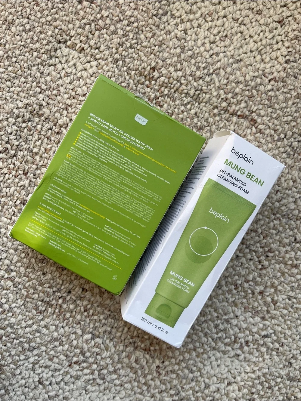 Beplain Mung Bean Pore Scaling Water Set